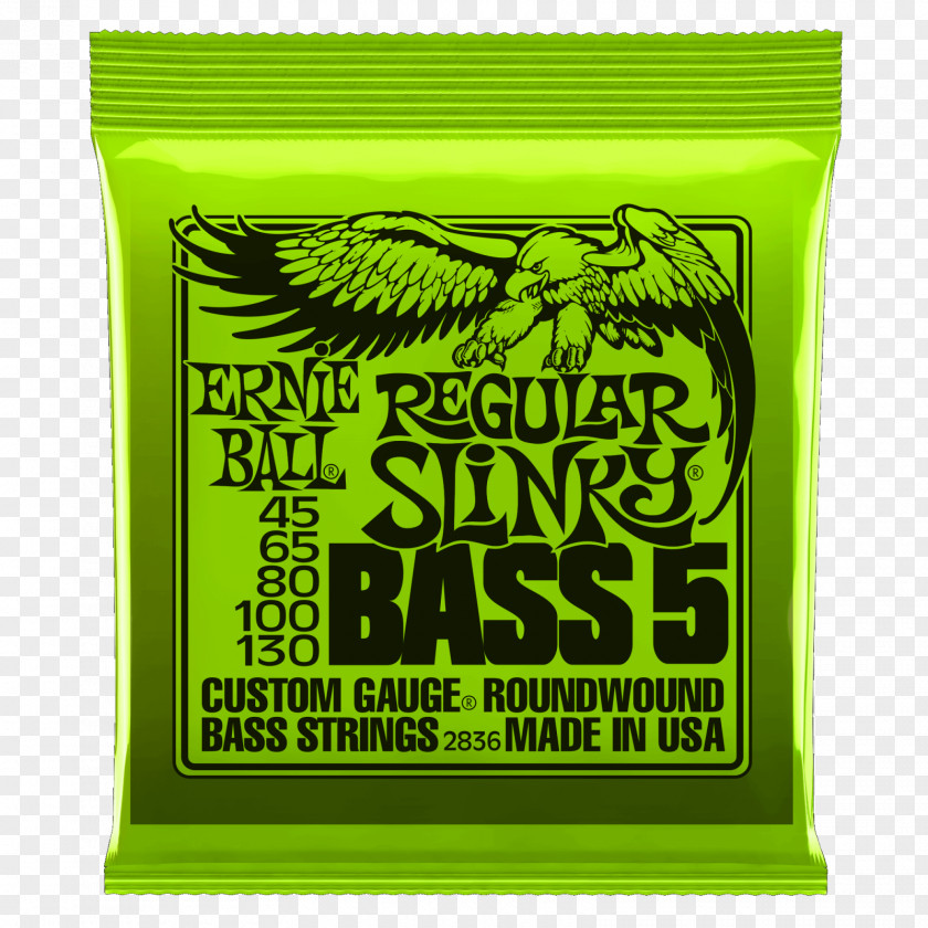 Bass Guitar String Double Ernie Ball PNG
