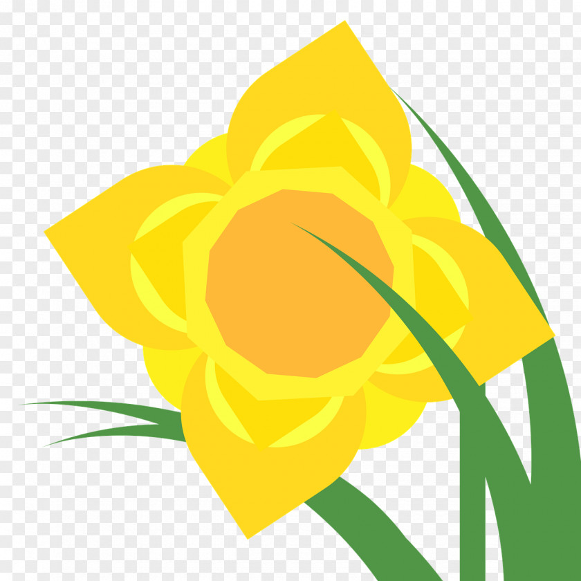 Daffodils Clip Art Wild Daffodil Narcissus Image Openclipart PNG