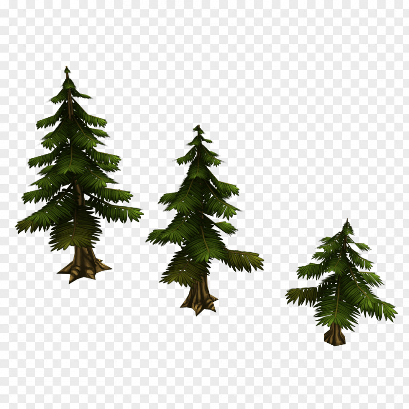 Low Poly Building Spruce 3D Computer Graphics Christmas Tree Fir PNG