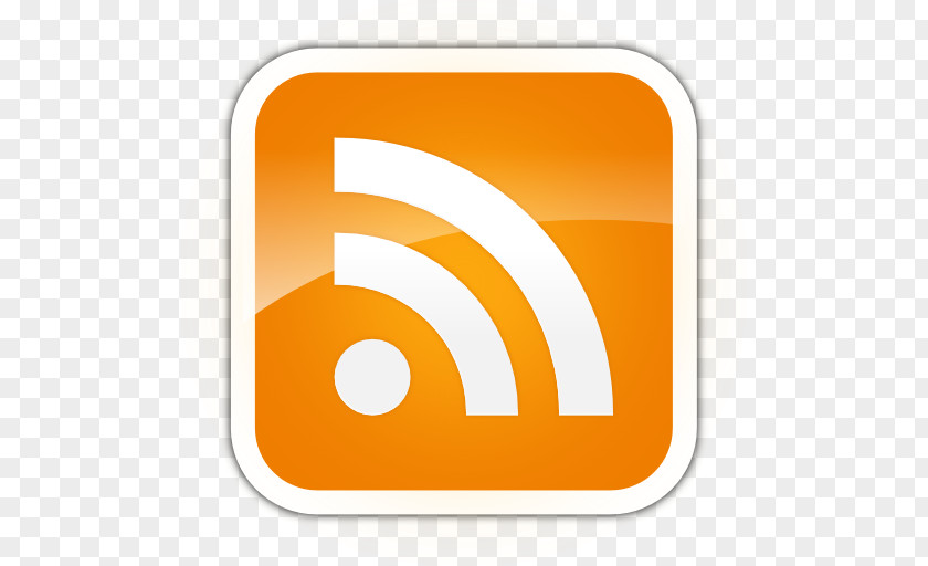 Orange Feed Icon RSS Web Iconfinder PNG