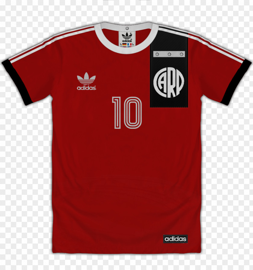 River Club T-shirt Boca Juniors Sleeve Adidas PNG