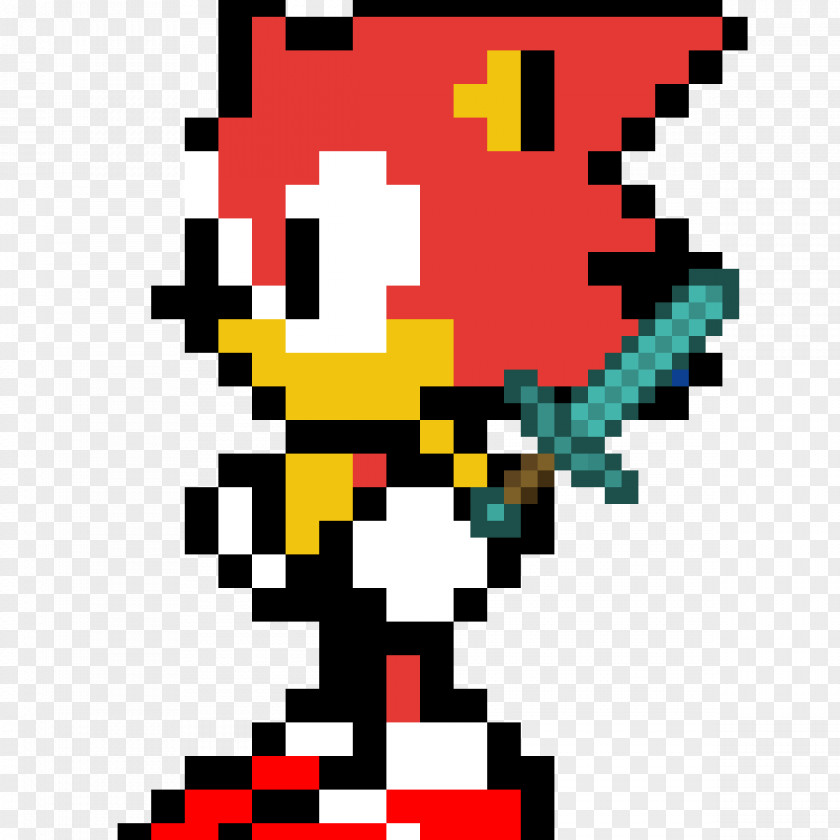 Sonic Pixel Art Mania Minecraft: Pocket Edition The Hedgehog PNG
