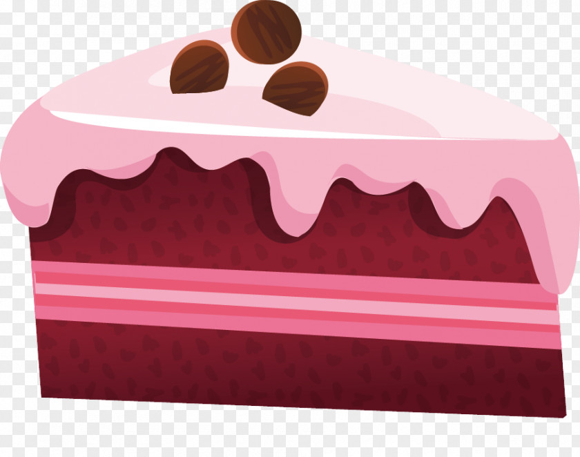 Cartoon Pink Cake Torte Cupcake Pastel Torta Cream PNG