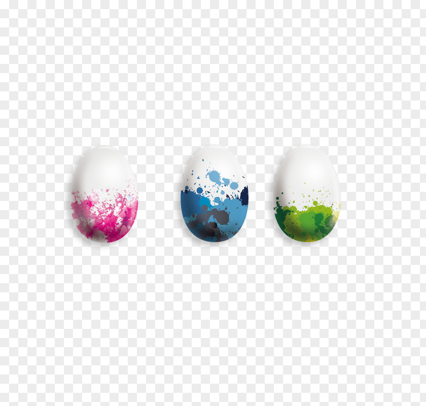 Color Ink Eggs Easter Egg PNG