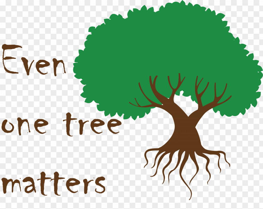 Even One Tree Matters Arbor Day PNG