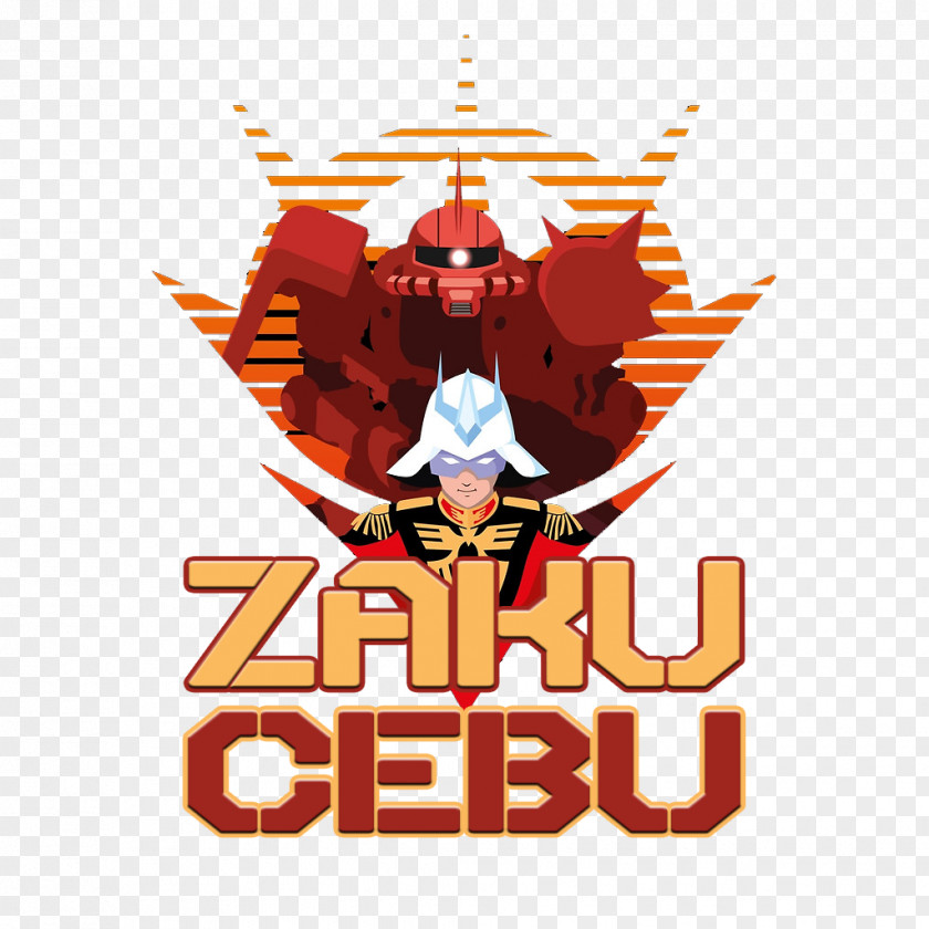 Gunpla Infographic Char Aznable Logo Zaku Illustration Graphic Design PNG