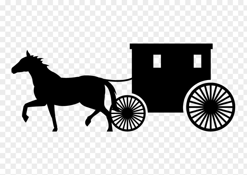 Horse And Buggy Mare Vehicle Mane Supplies Wagon PNG