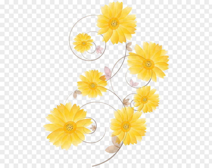 Islam Floral Flower Yellow PNG