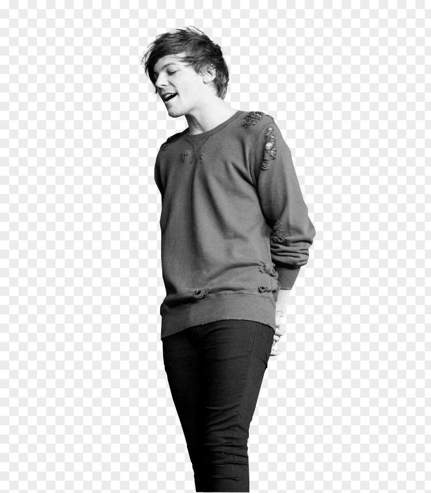 Louis Tomlinson Black And White Photography PNG