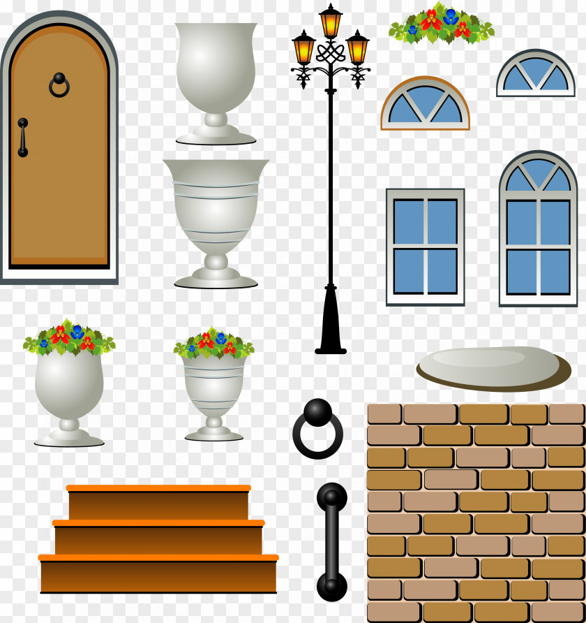 Vector Windows Window Door Royalty-free Clip Art PNG