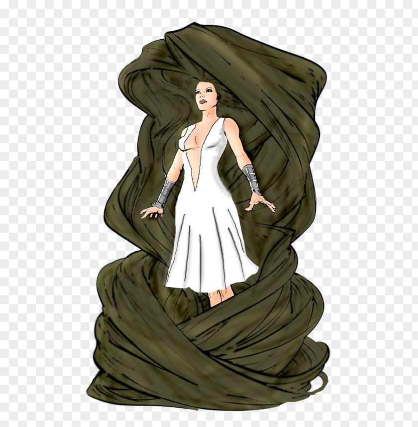 Atractive Costume Design Gown Illustration Fiction PNG