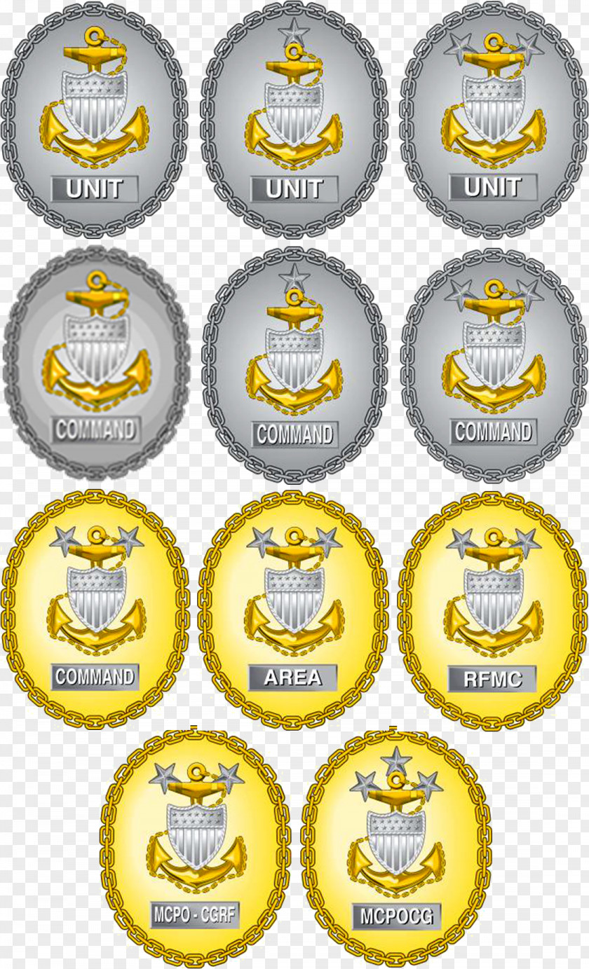 Badges Command Senior Enlisted Leader Identification United States Navy Coast Guard Chief Petty Officer Advisor PNG