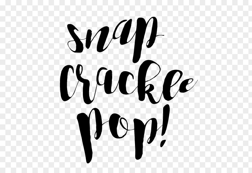 Crackle Snap, And Pop Cricut Paper Bag PNG
