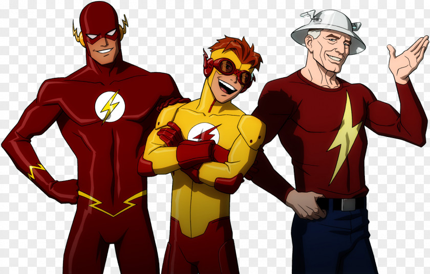 Flash Wally West Kid Justice League Bart Allen PNG