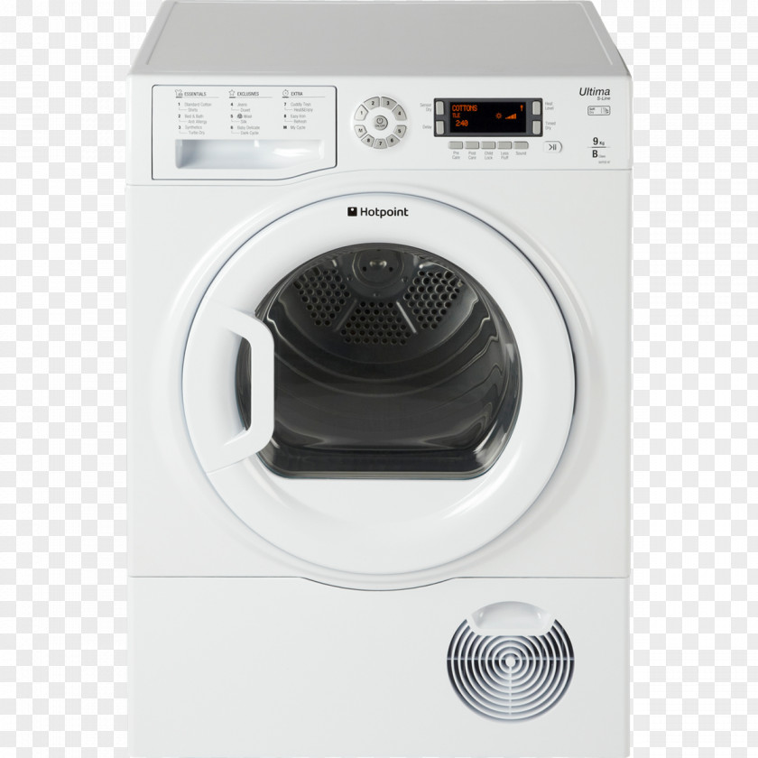 Hotpoint Ultima S-Line SUTCD 97B 6-M Clothes Dryer Home Appliance RPD 9467 PNG