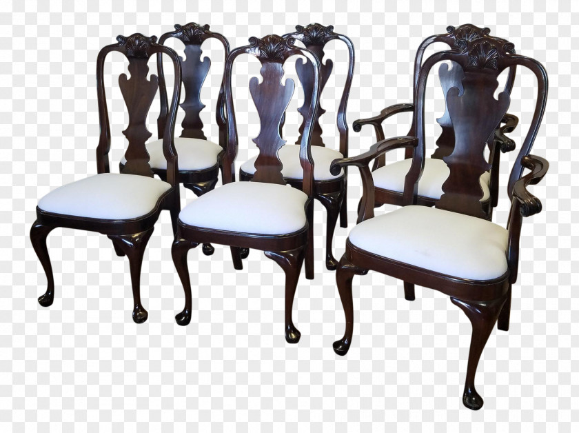 Mahogany Chair Table Dining Room Furniture Living PNG