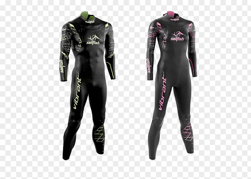 Swimming Wetsuit Neoprene Diving Suit Triathlon PNG