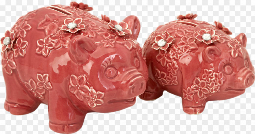 Brown Piggy Bank Domestic Pig PNG
