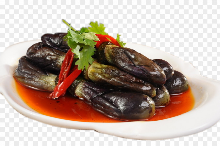 Delicious Eggplant Vegetable Food Chili Oil PNG