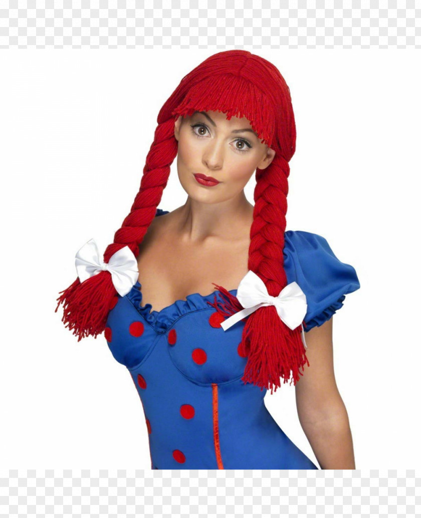 Doll Raggedy Ann Rag Wig Costume PNG