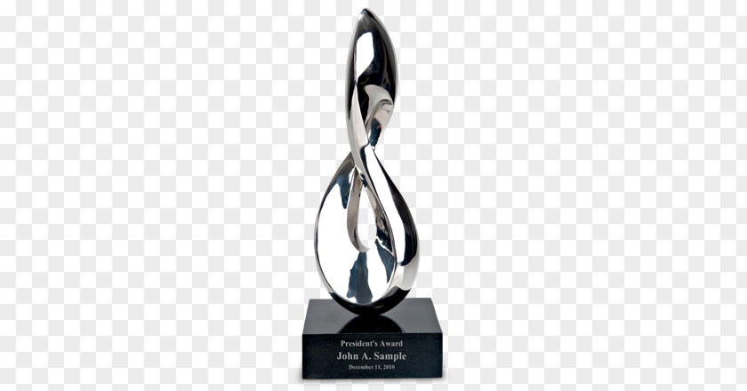 Glass Trophy Infinity Awards Art PNG