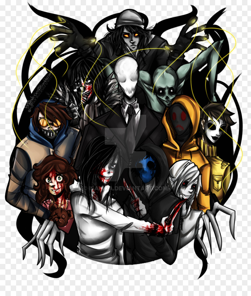 Jane The Killer Slenderman Creepypasta Laughing Jack Jeff Character PNG