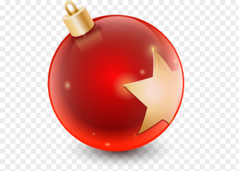 Ornament Christmas Red Ball Clip Art PNG
