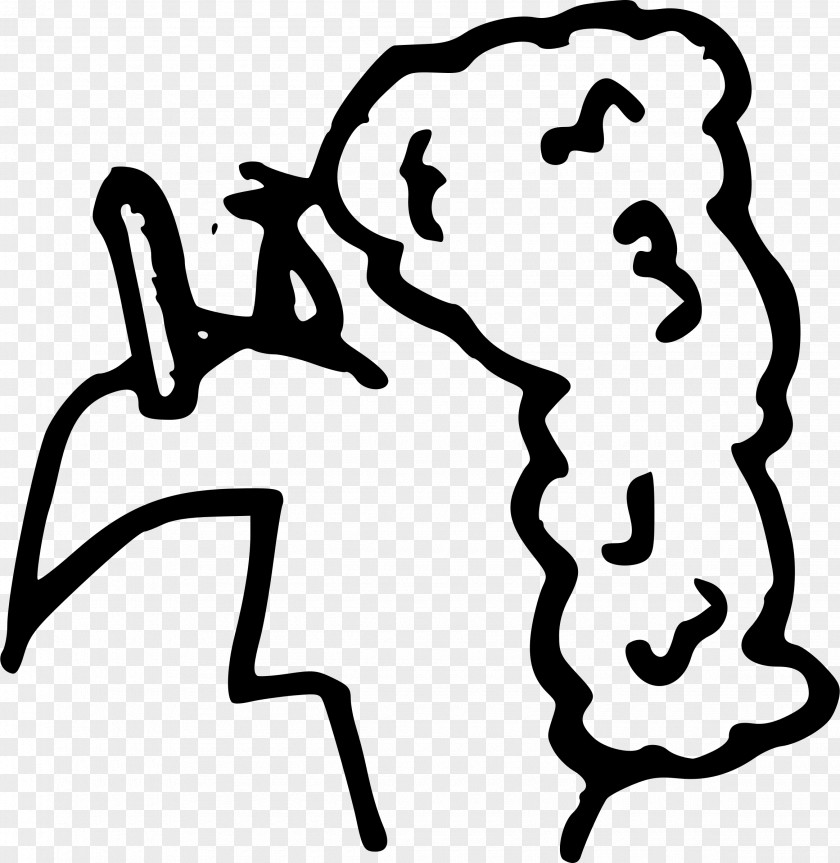 Silhouette Cartoon Line Art Clip PNG