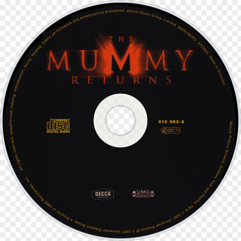 The Mummy Compact Disc Film Poster Posterazzi PNG