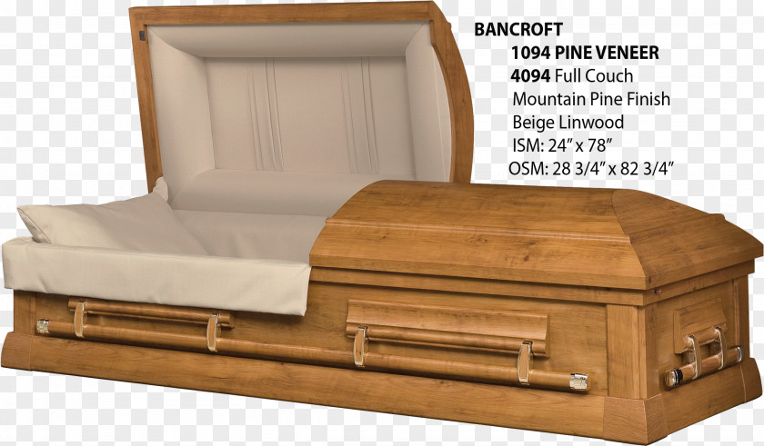 Wood Coffin Funeral Home Furniture Cremation PNG