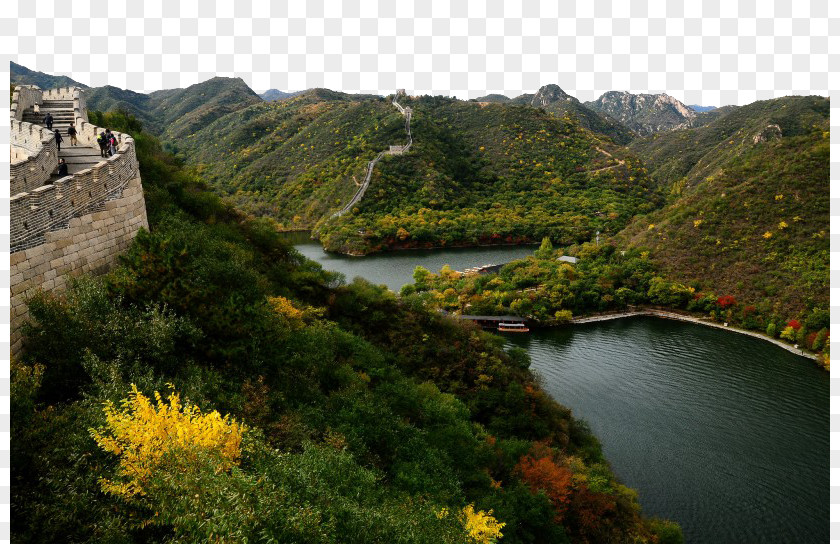 Beijing Huairou Scenic Water Huanghua Great Wall Of China Badaling Huanghuacheng Ticket Office U9ec4u82b1u57ce Landscape PNG