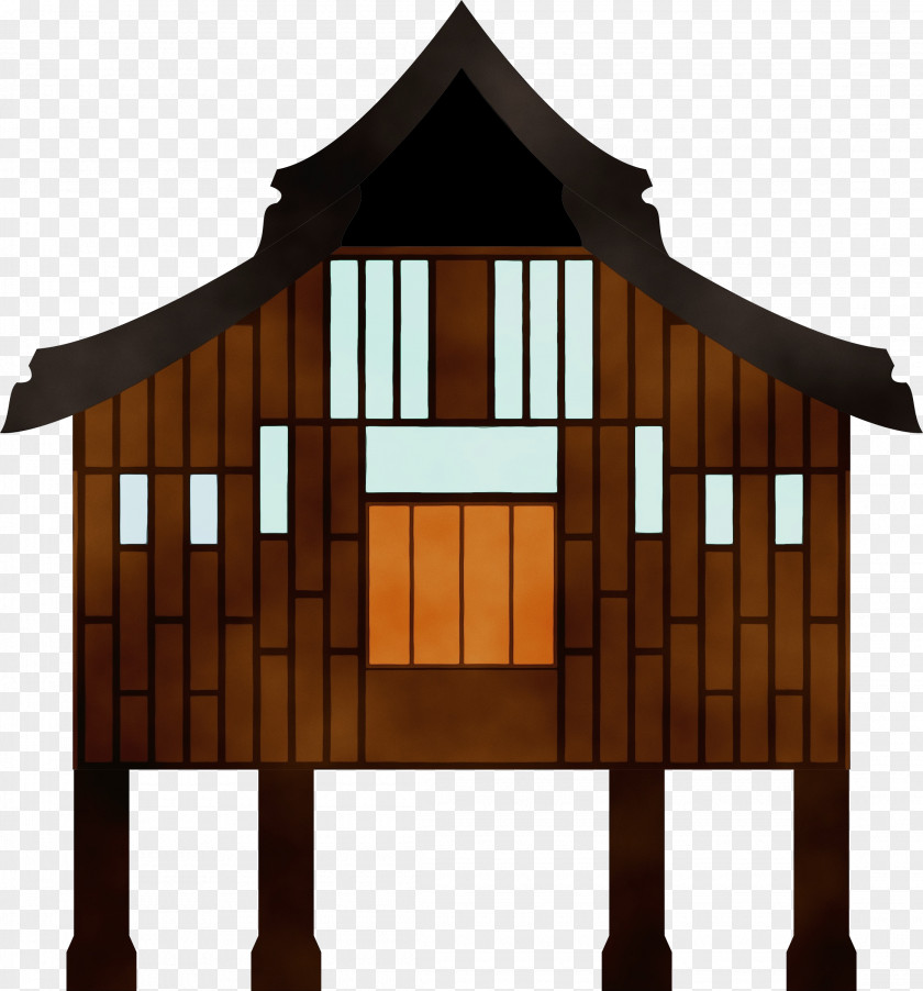Malay House Building Icon PNG