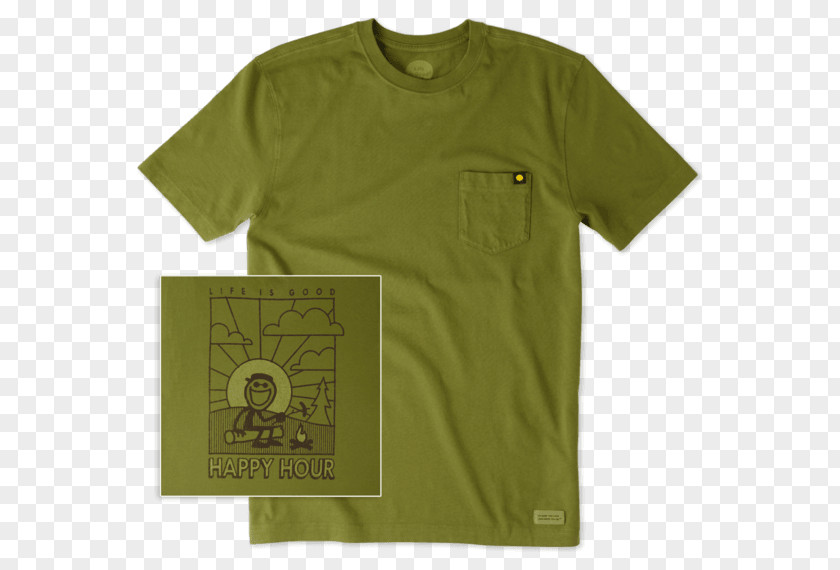 T-shirt Green Sleeve PNG