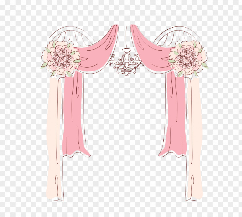 Wedding Curtain Drapery PNG