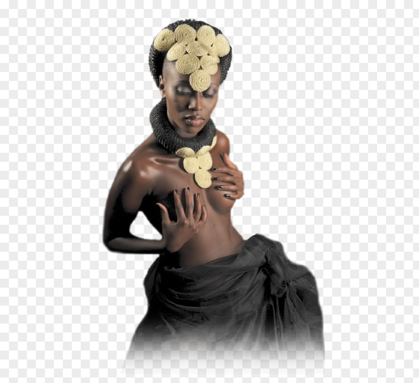 Africa Woman Drawing Image PNG