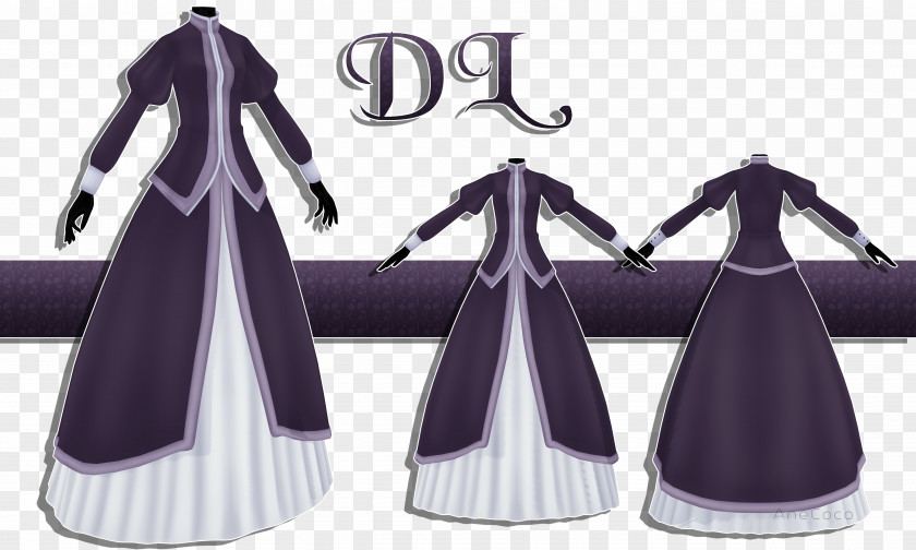 Dress Gown Purple Clothing Shirt PNG