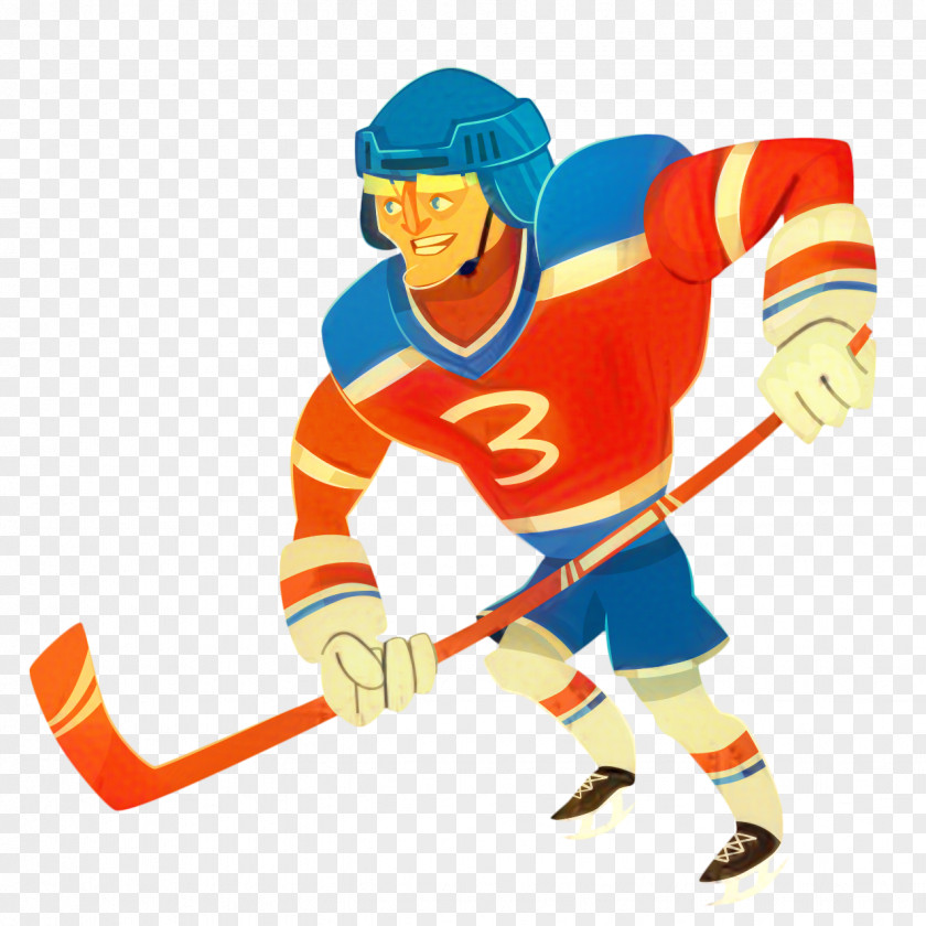 Solid Swinghit Ice Hockey Position Winter Cartoon PNG