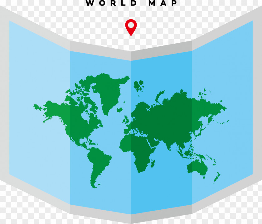 World Map Plate Globe Vector PNG