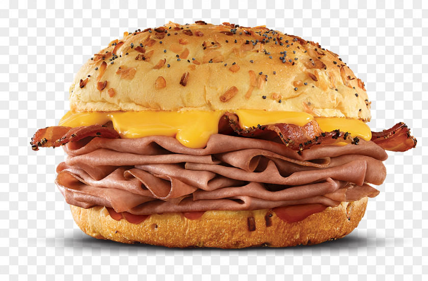 Bacon Roast Beef Sandwich French Dip Melt PNG