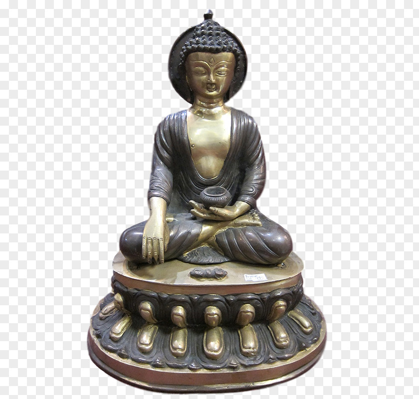 Buddhist Material Gautama Buddha Bronze Sculpture Statue PNG