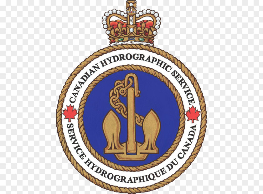Canada Canadian Hydrographic Service Organization Badge Logo PNG