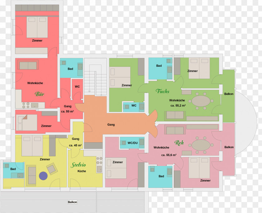 House Haus Tschenett Apartment Floor Plan Vacation Rental PNG