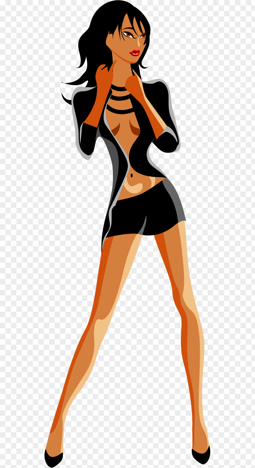 Adobe Illustrator Cartoon PNG Cartoon, painted sexy woman clipart PNG