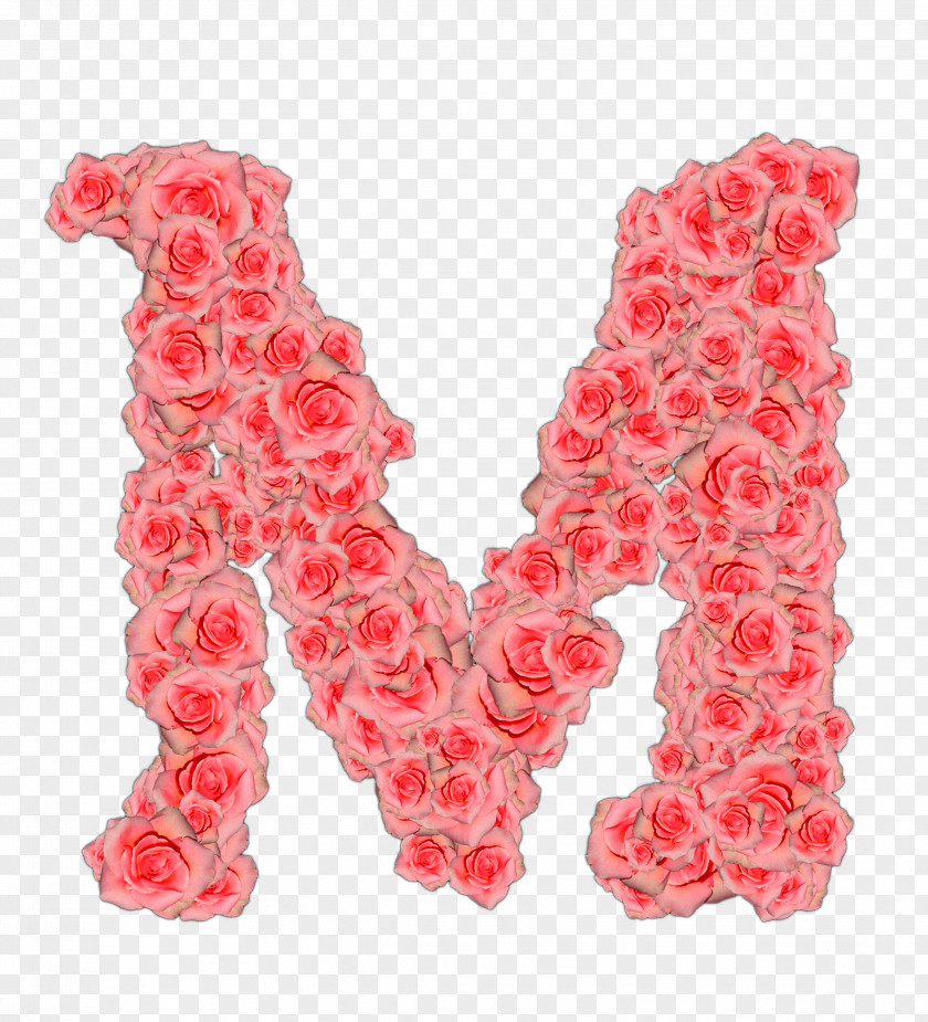 Alphabet Background Pink M RTV PNG