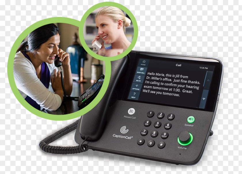 Caption Telephone Electronics Accessory Communication Product Telephony PNG