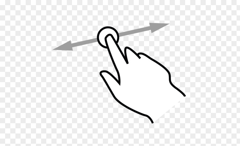 、Gesture Finger Tap Middle PNG