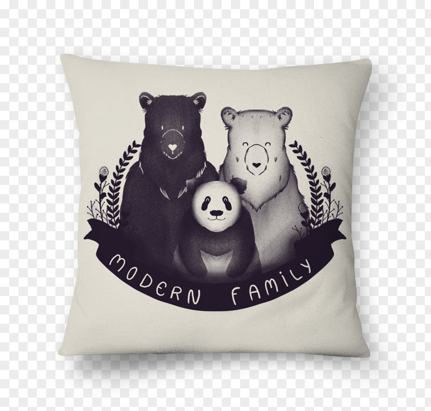 Panda Bear Family Giant T-shirt Poster Design PNG