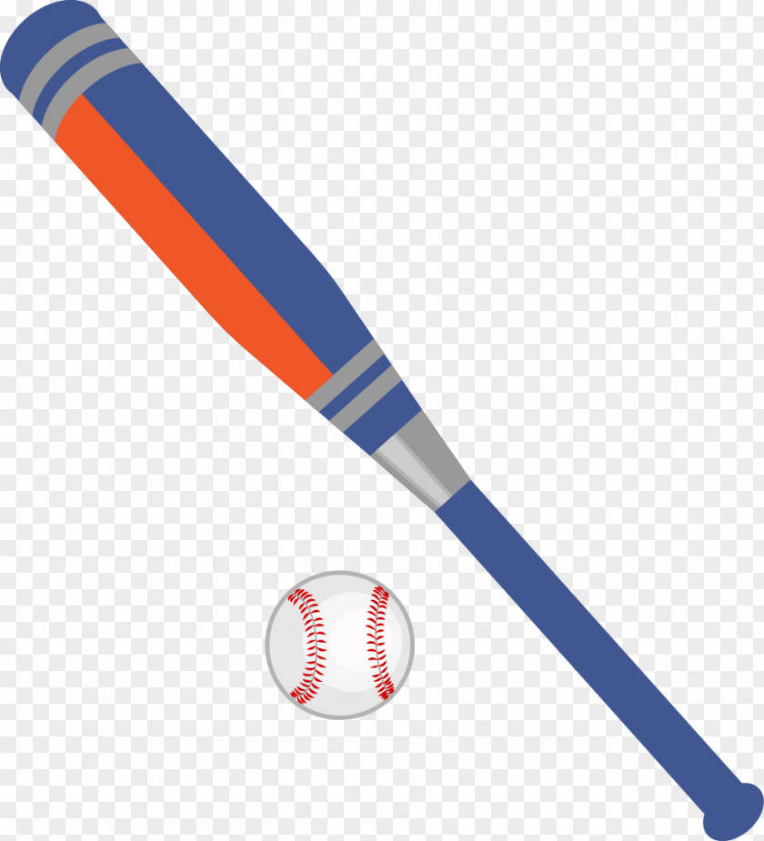 Vector Baseball Flat Bat PNG
