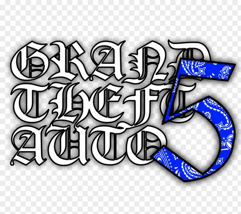 Grand Theft Auto V Logo Crips Gang Clip Art PNG