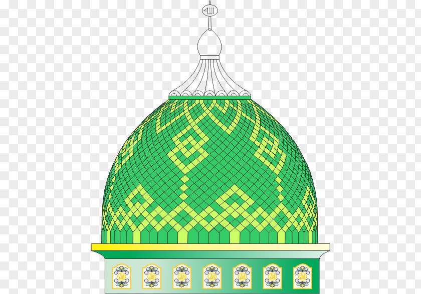 Design Dome Art Mosque Building PNG
